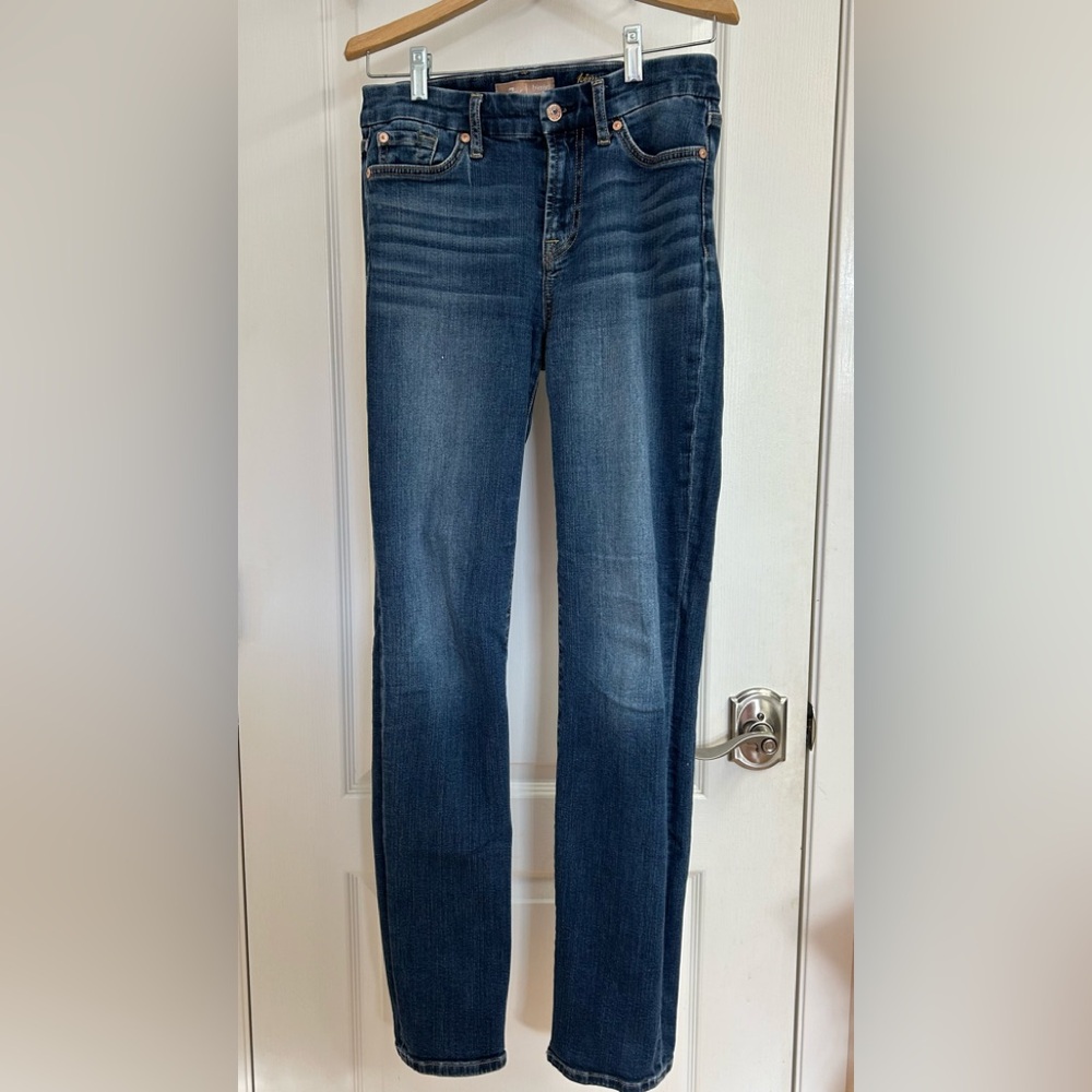 7 For All Mankind Jeans, Kimmie Straight Leg size 28